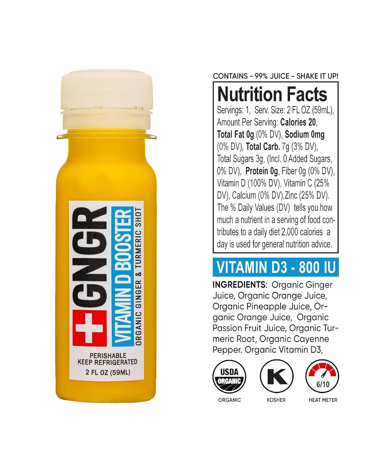 Ginger Immunity Shots